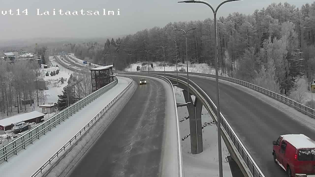 Weather Camera Image Road 14 Savonlinna, Laitaatsalmi, Savonlinna, Etelä-Savo