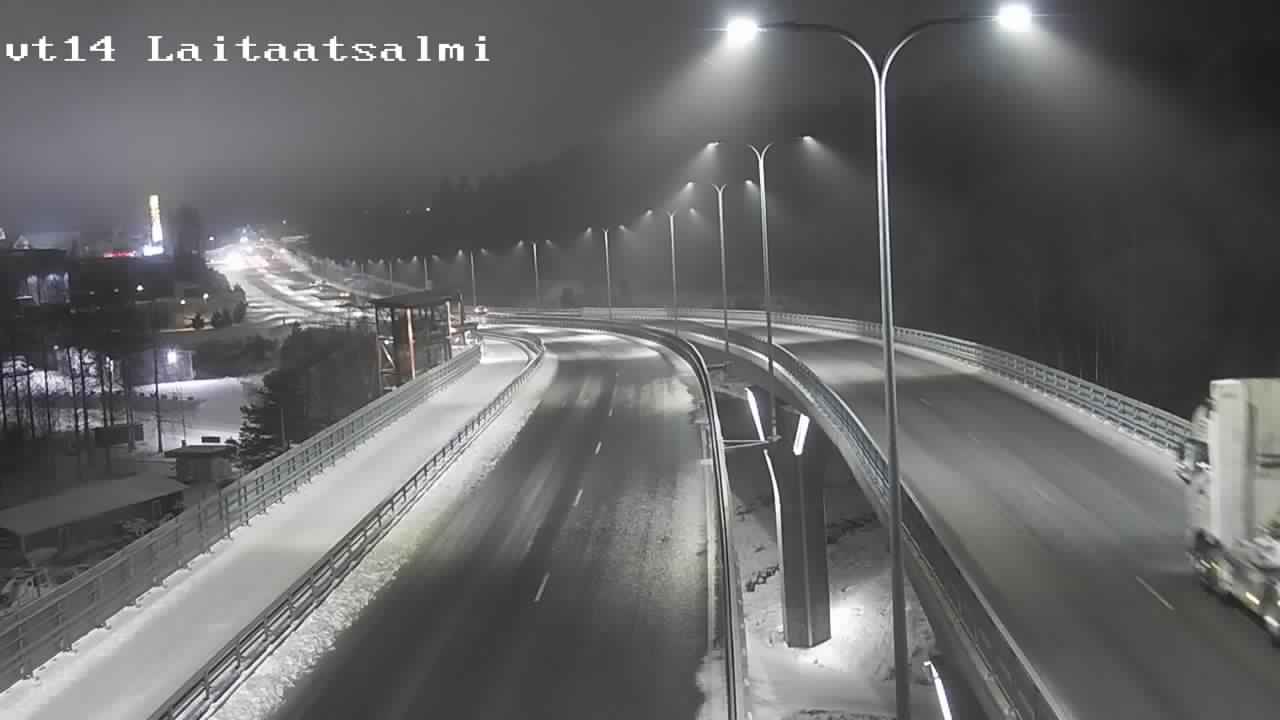 Weather Camera Image Väg 14 Nyslott, Laitaatsalmi, Savonlinna, Etelä-Savo