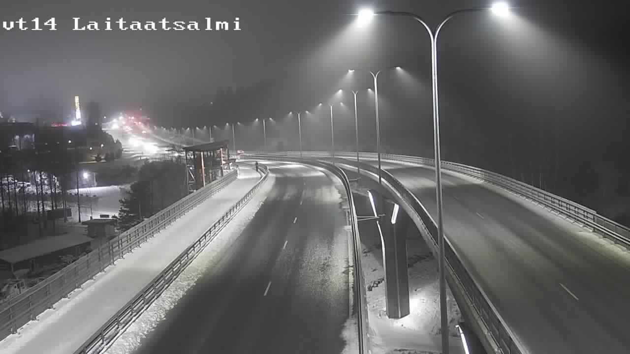 Weather Camera Image Väg 14 Nyslott, Laitaatsalmi, Savonlinna, Etelä-Savo