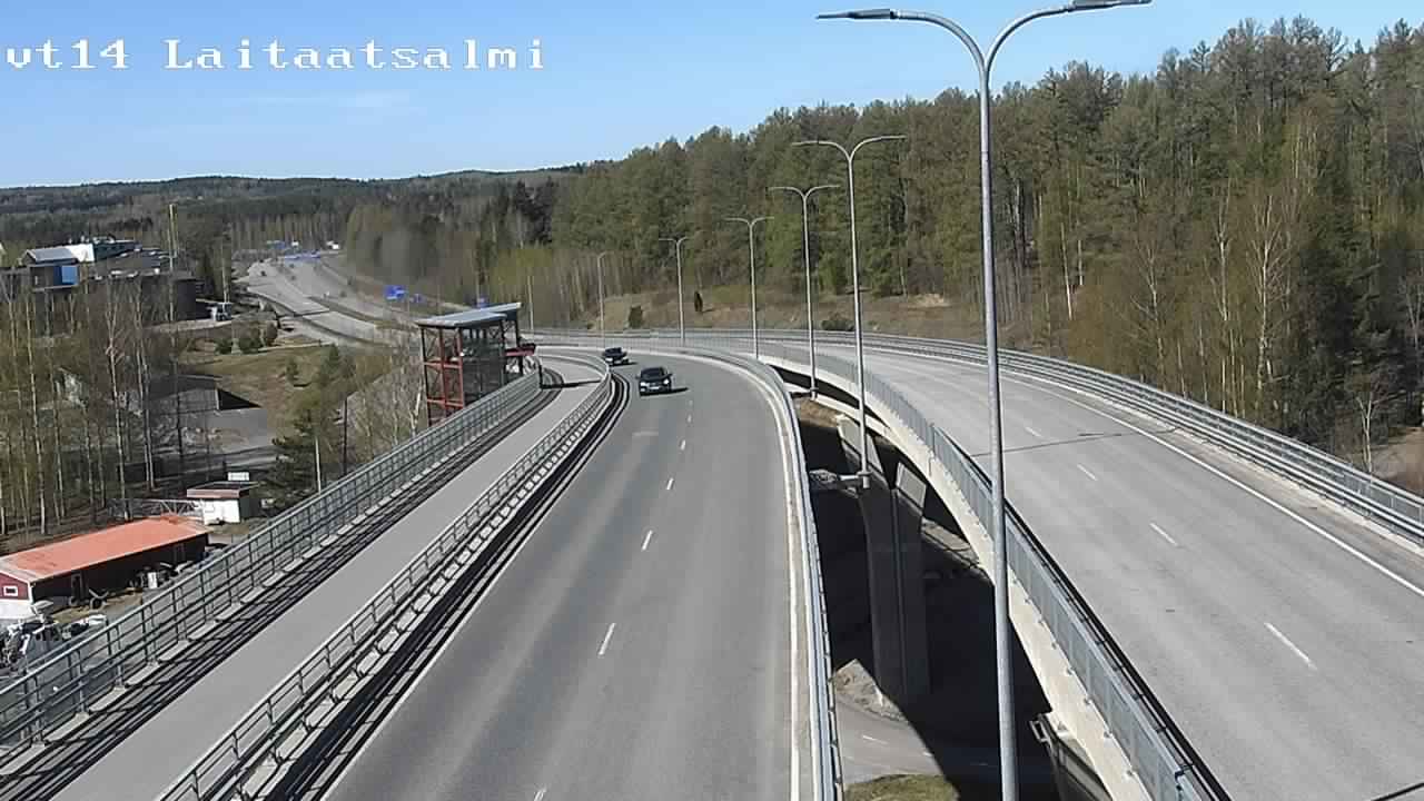 Weather Camera Image Väg 14 Nyslott, Laitaatsalmi, Savonlinna, Etelä-Savo