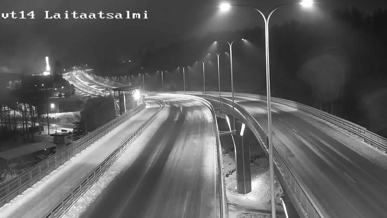 Weather Camera Image Väg 14 Nyslott, Laitaatsalmi, Savonlinna, Etelä-Savo