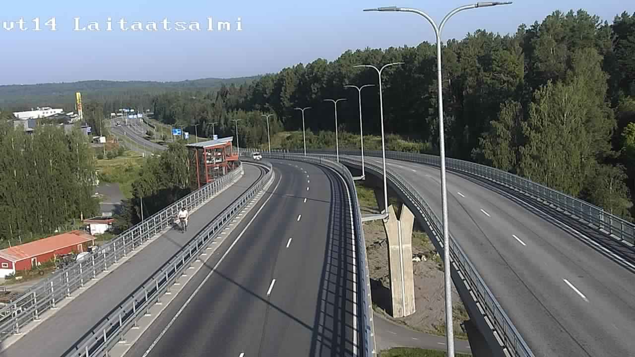 Weather Camera Image Väg 14 Nyslott, Laitaatsalmi, Savonlinna, Etelä-Savo
