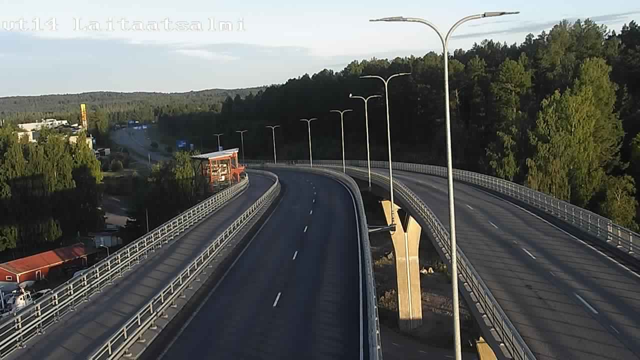 Kelikamerat Kuva Tie 14 Savonlinna, Laitaatsalmi silta, Savonlinna, Etelä-Savo