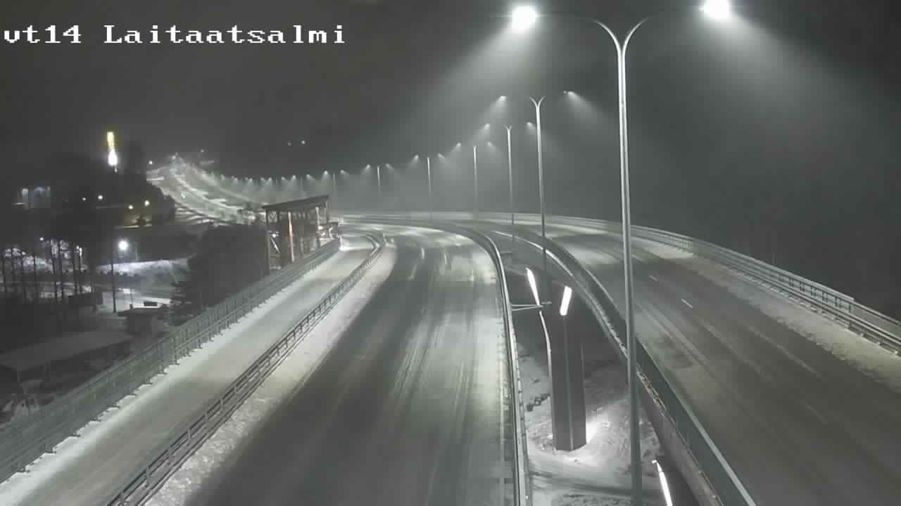 Weather Camera Image Väg 14 Nyslott, Laitaatsalmi, Savonlinna, Etelä-Savo