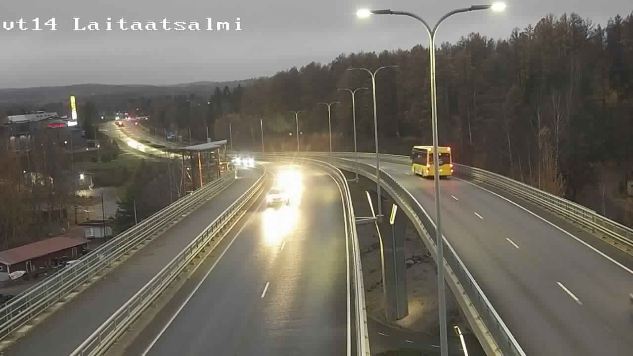 Kelikamerat Kuva Tie 14 Savonlinna, Laitaatsalmi silta, Savonlinna, Etelä-Savo