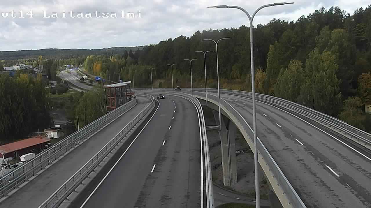 Weather Camera Image Road 14 Savonlinna, Laitaatsalmi, Savonlinna, Etelä-Savo