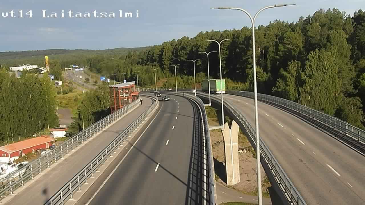 Kelikamerat Kuva Tie 14 Savonlinna, Laitaatsalmi silta, Savonlinna, Etelä-Savo