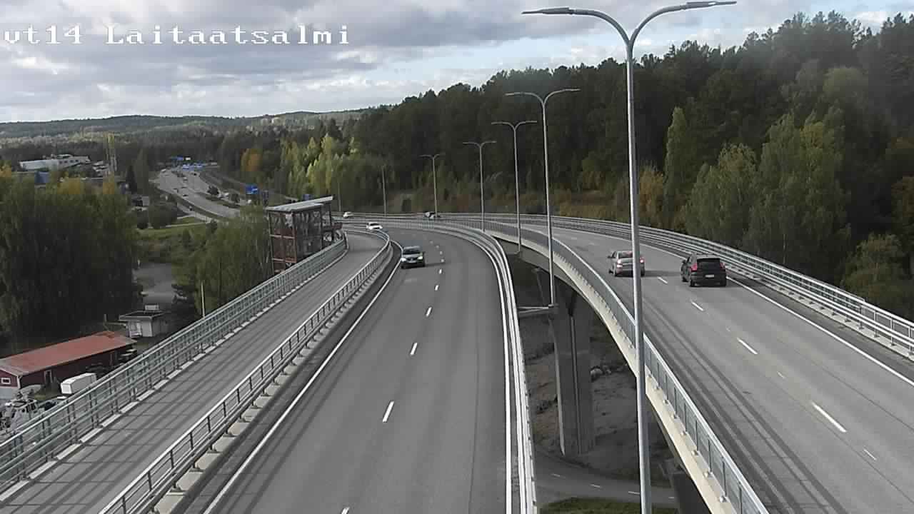 Kelikamerat Kuva Tie 14 Savonlinna, Laitaatsalmi silta, Savonlinna, Etelä-Savo