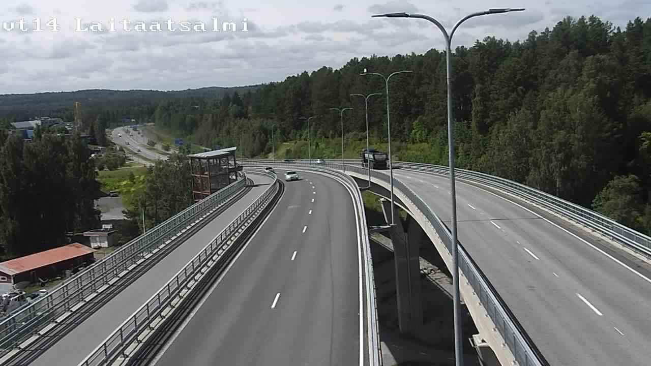 Kelikamerat Kuva Tie 14 Savonlinna, Laitaatsalmi silta, Savonlinna, Etelä-Savo