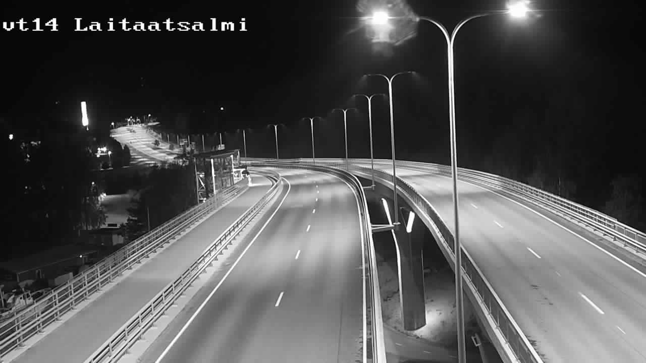 Weather Camera Image Road 14 Savonlinna, Laitaatsalmi, Savonlinna, Etelä-Savo