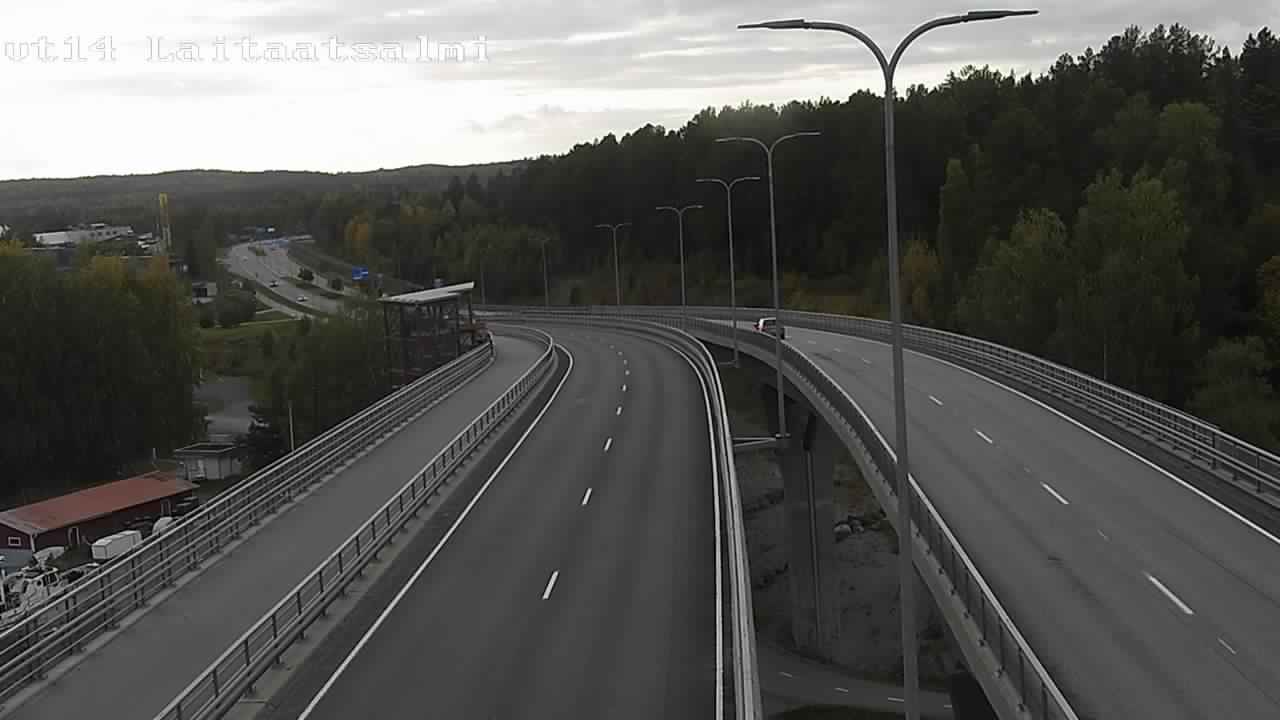 Weather Camera Image Road 14 Savonlinna, Laitaatsalmi, Savonlinna, Etelä-Savo