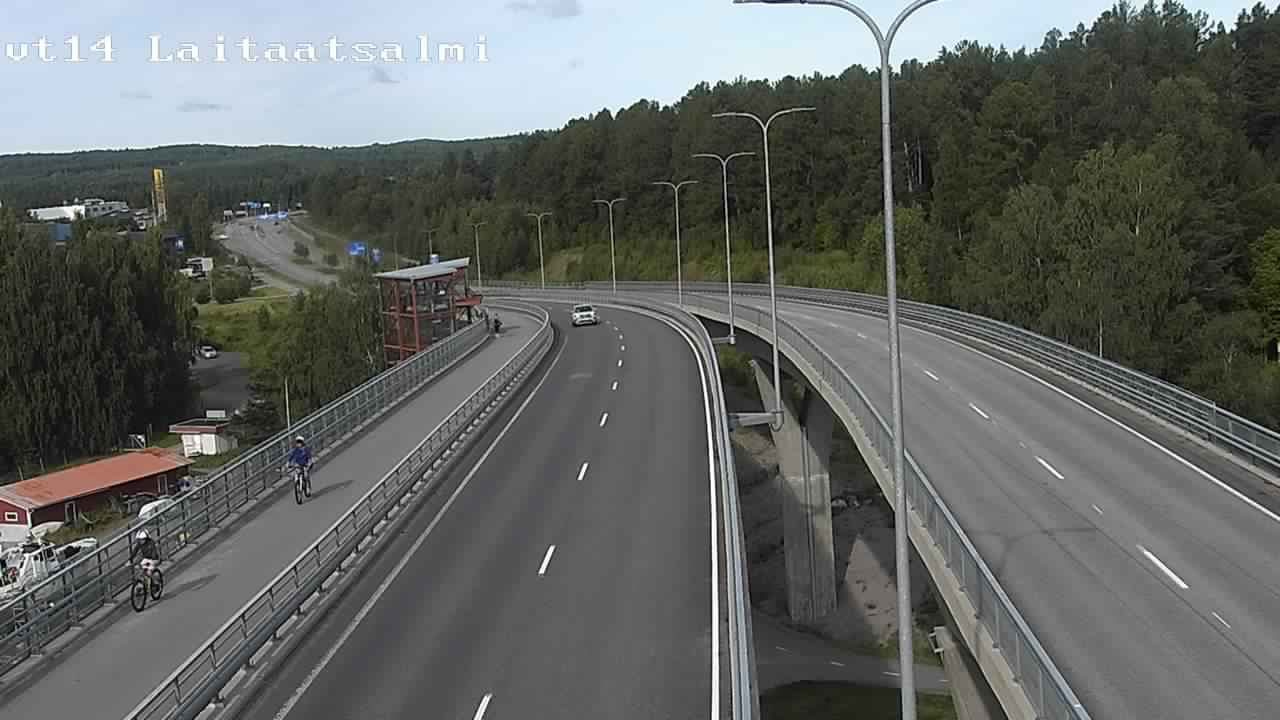 Kelikamerat Kuva Tie 14 Savonlinna, Laitaatsalmi silta, Savonlinna, Etelä-Savo