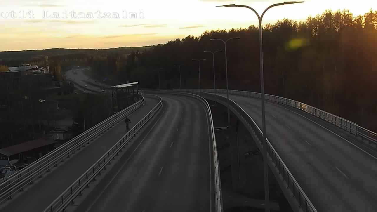 Kelikamerat Kuva Tie 14 Savonlinna, Laitaatsalmi silta, Savonlinna, Etelä-Savo