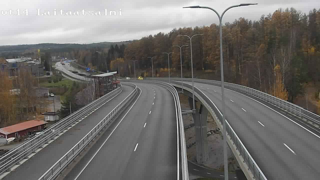 Kelikamerat Kuva Tie 14 Savonlinna, Laitaatsalmi silta, Savonlinna, Etelä-Savo