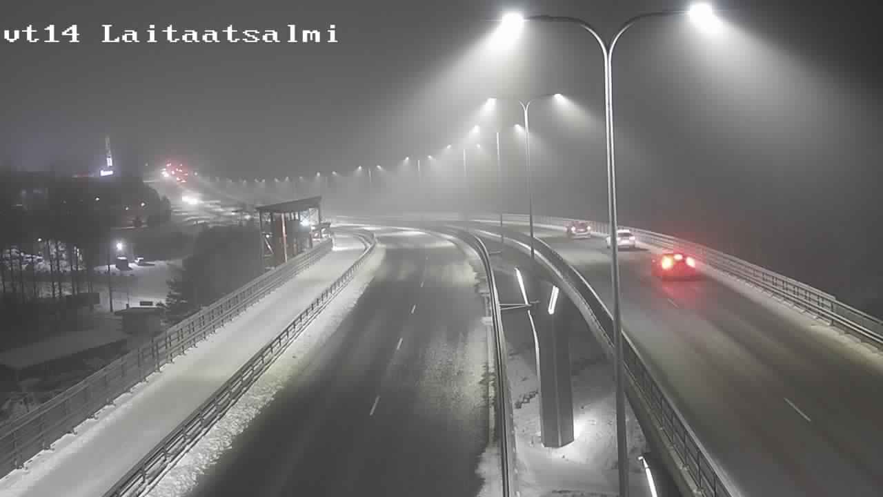 Weather Camera Image Väg 14 Nyslott, Laitaatsalmi, Savonlinna, Etelä-Savo