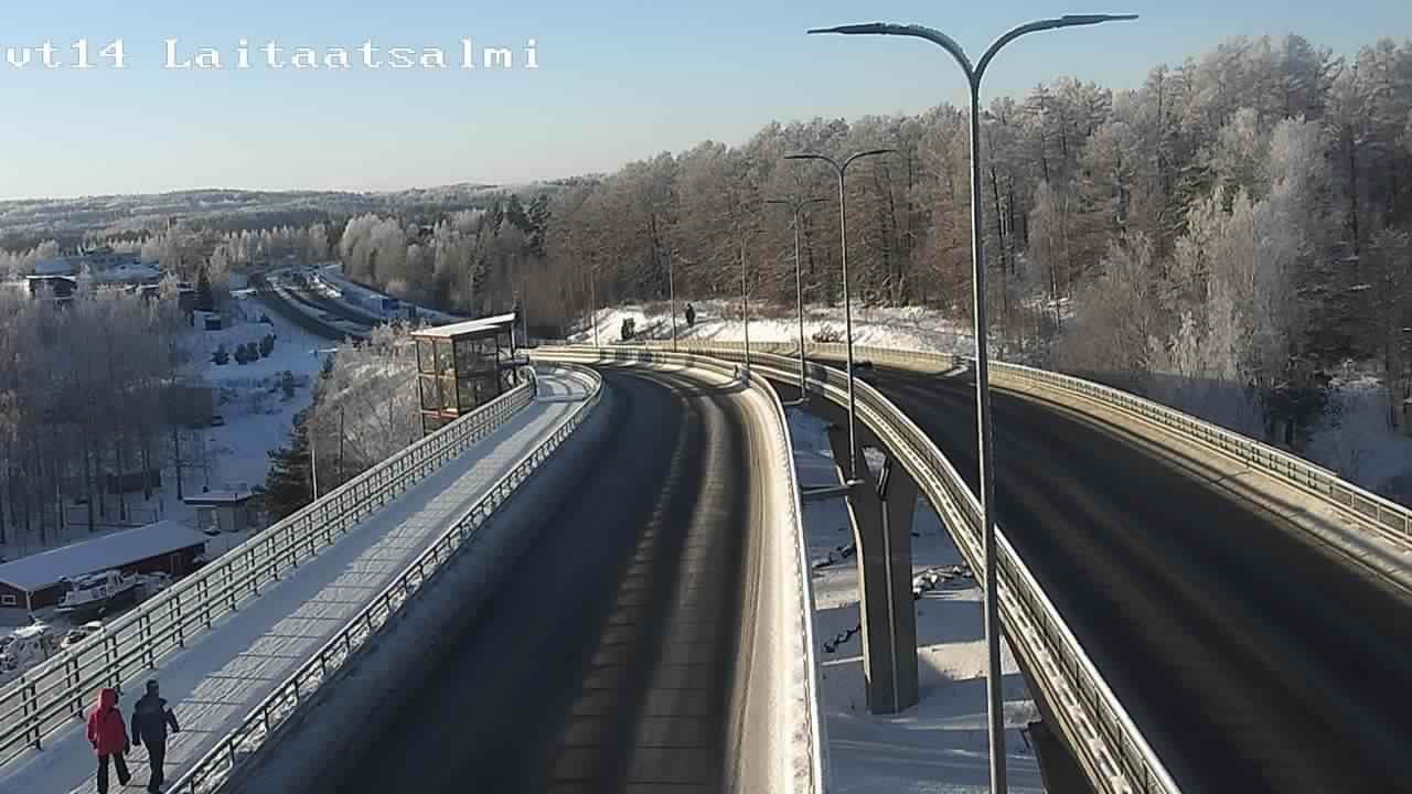 Kelikamerat Kuva Tie 14 Savonlinna, Laitaatsalmi silta, Savonlinna, Etelä-Savo