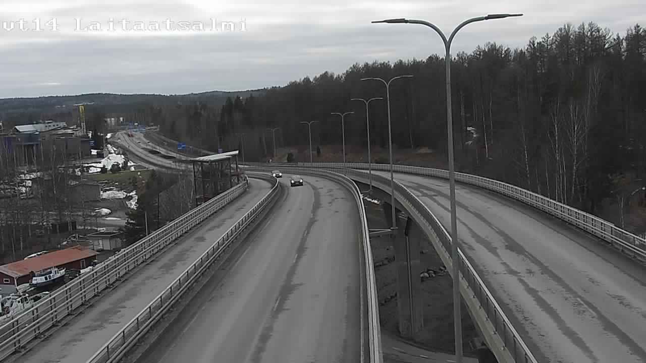 Kelikamerat Kuva Tie 14 Savonlinna, Laitaatsalmi silta, Savonlinna, Etelä-Savo