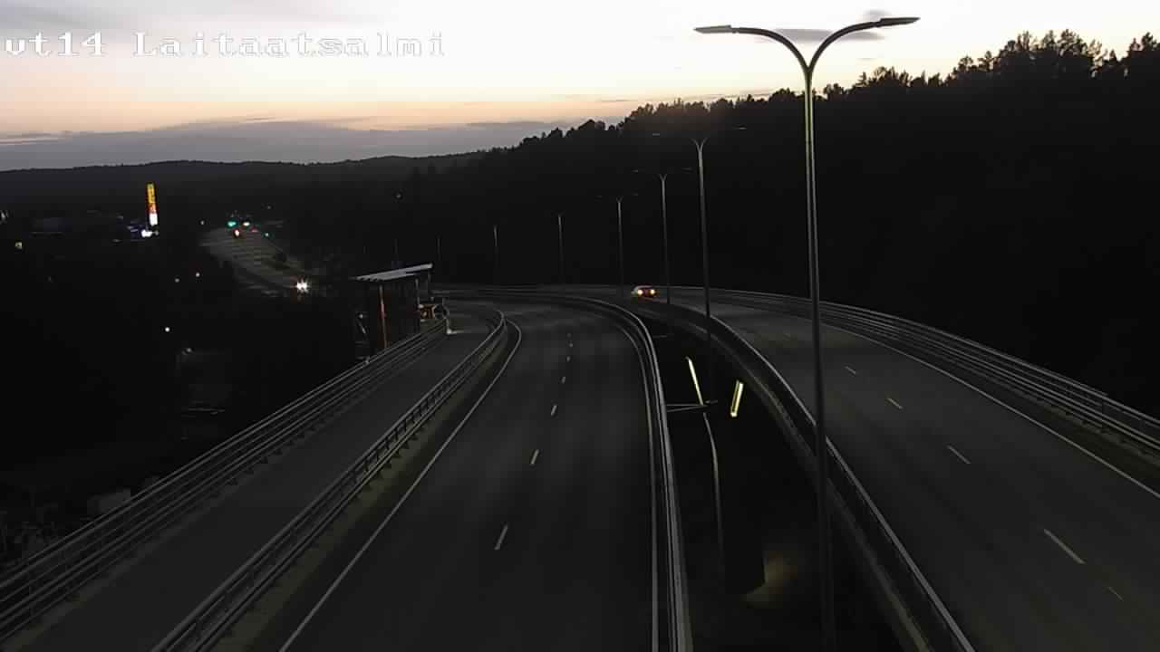 Weather Camera Image Road 14 Savonlinna, Laitaatsalmi, Savonlinna, Etelä-Savo