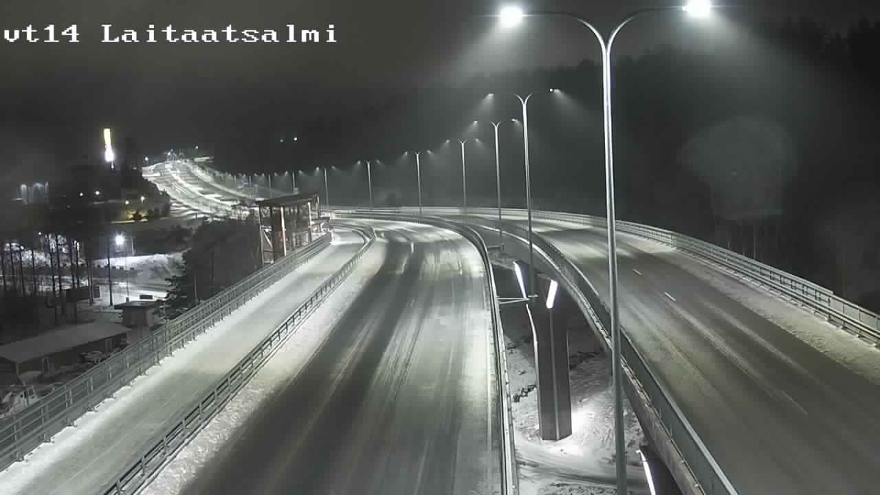 Weather Camera Image Väg 14 Nyslott, Laitaatsalmi, Savonlinna, Etelä-Savo