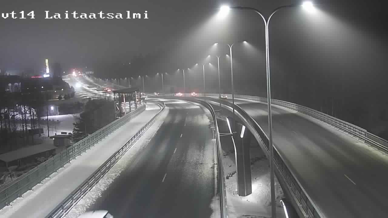 Weather Camera Image Väg 14 Nyslott, Laitaatsalmi, Savonlinna, Etelä-Savo