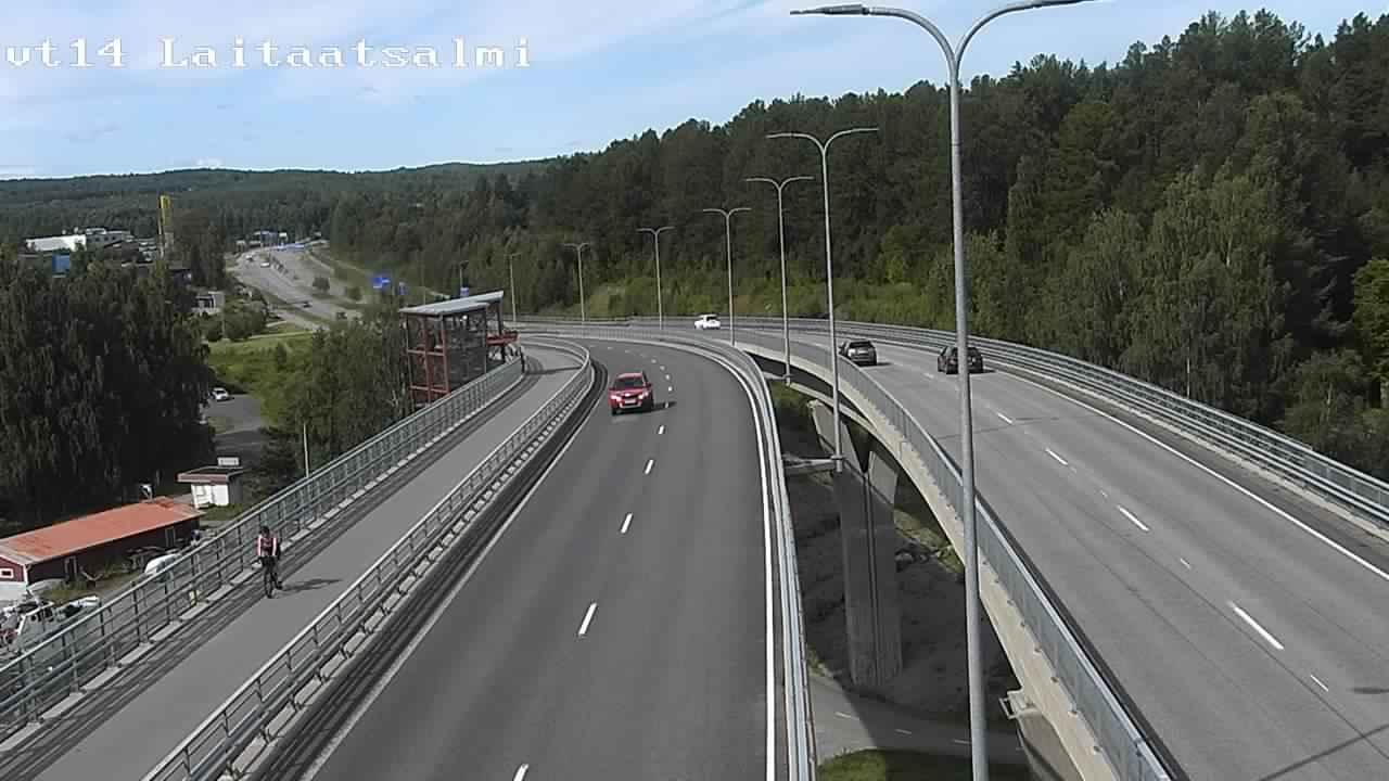 Kelikamerat Kuva Tie 14 Savonlinna, Laitaatsalmi silta, Savonlinna, Etelä-Savo