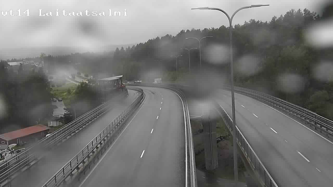 Weather Camera Image Väg 14 Nyslott, Laitaatsalmi, Savonlinna, Etelä-Savo