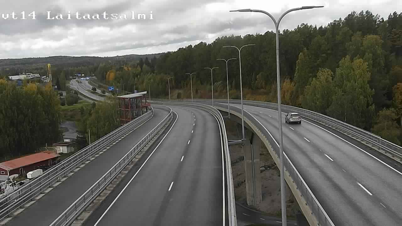 Weather Camera Image Road 14 Savonlinna, Laitaatsalmi, Savonlinna, Etelä-Savo