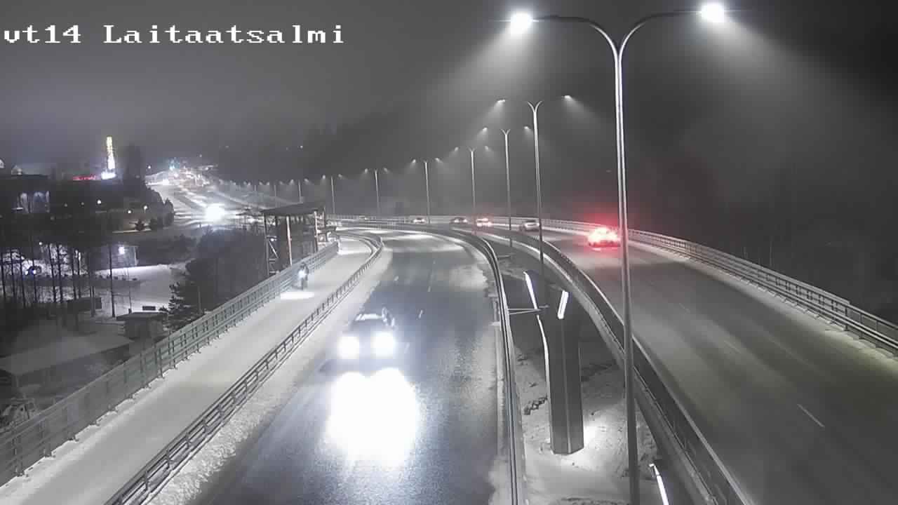Weather Camera Image Väg 14 Nyslott, Laitaatsalmi, Savonlinna, Etelä-Savo
