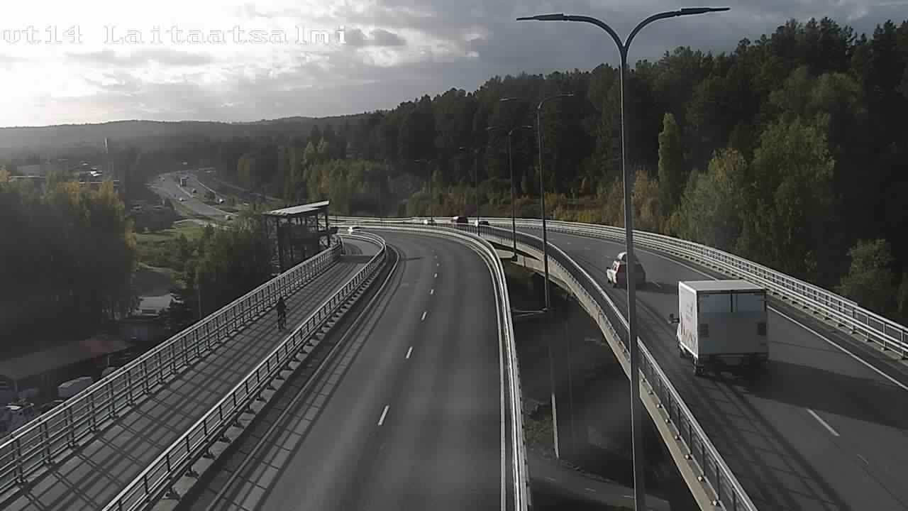 Weather Camera Image Road 14 Savonlinna, Laitaatsalmi, Savonlinna, Etelä-Savo