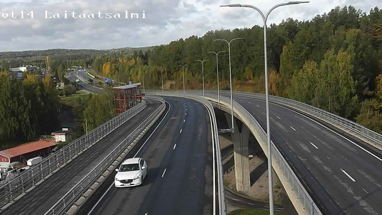 Weather Camera Image Road 14 Savonlinna, Laitaatsalmi, Savonlinna, Etelä-Savo