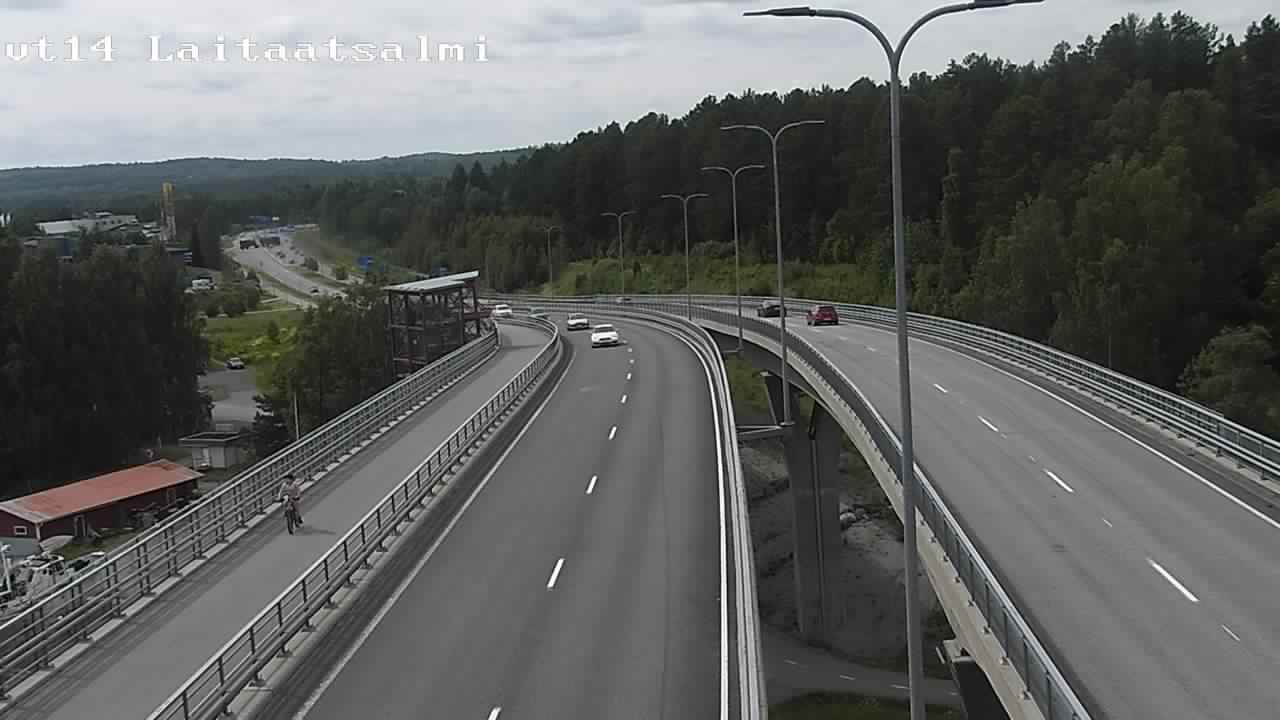Kelikamerat Kuva Tie 14 Savonlinna, Laitaatsalmi silta, Savonlinna, Etelä-Savo