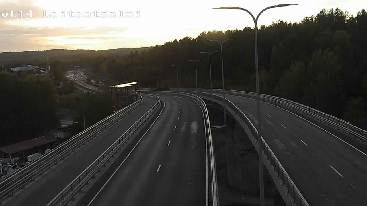 Weather Camera Image Road 14 Savonlinna, Laitaatsalmi, Savonlinna, Etelä-Savo