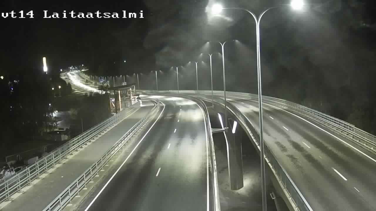 Weather Camera Image Road 14 Savonlinna, Laitaatsalmi, Savonlinna, Etelä-Savo