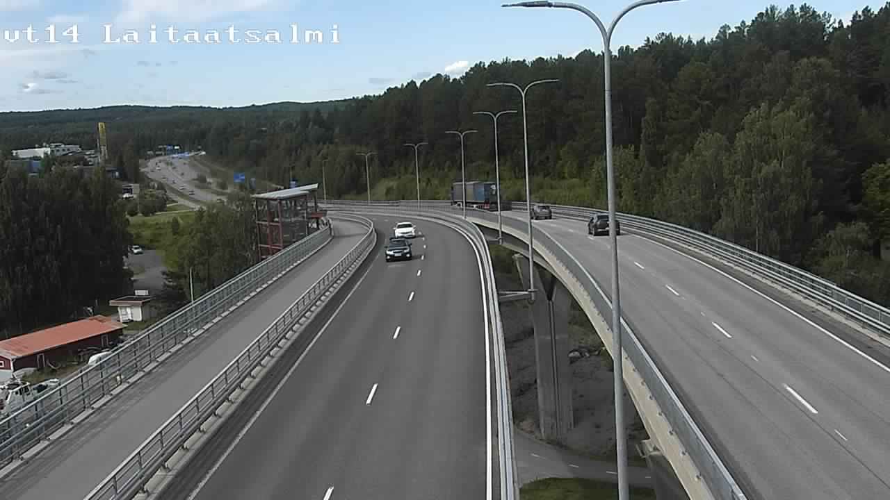 Kelikamerat Kuva Tie 14 Savonlinna, Laitaatsalmi silta, Savonlinna, Etelä-Savo