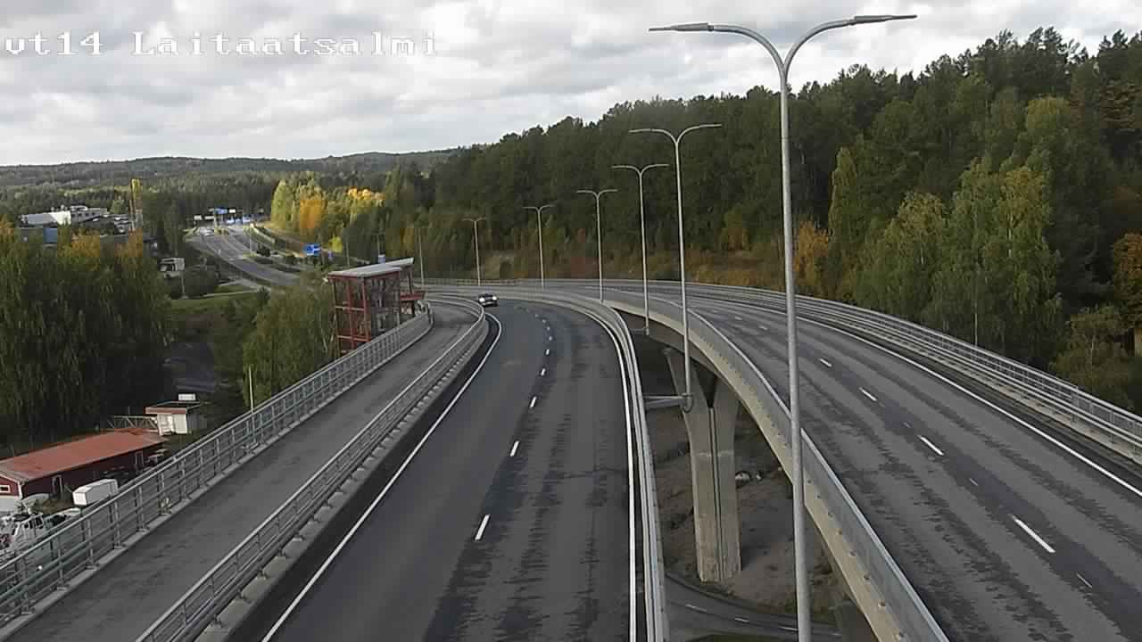Weather Camera Image Road 14 Savonlinna, Laitaatsalmi, Savonlinna, Etelä-Savo