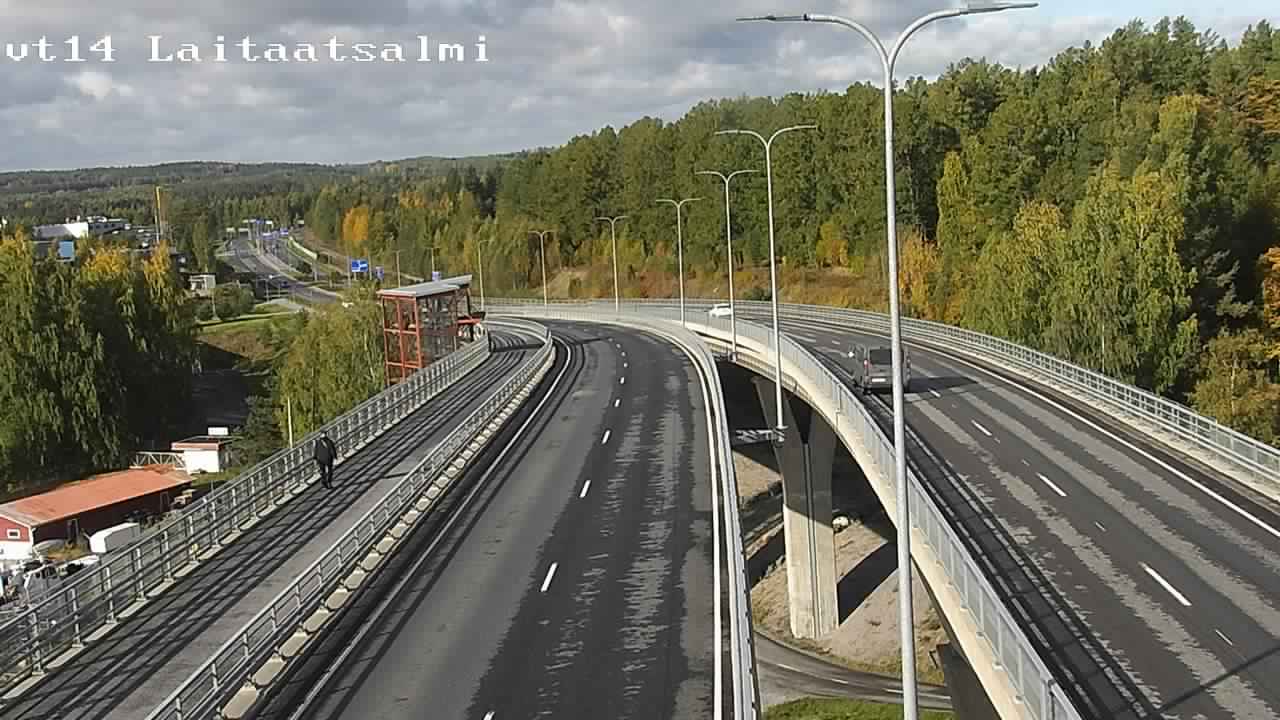 Weather Camera Image Road 14 Savonlinna, Laitaatsalmi, Savonlinna, Etelä-Savo