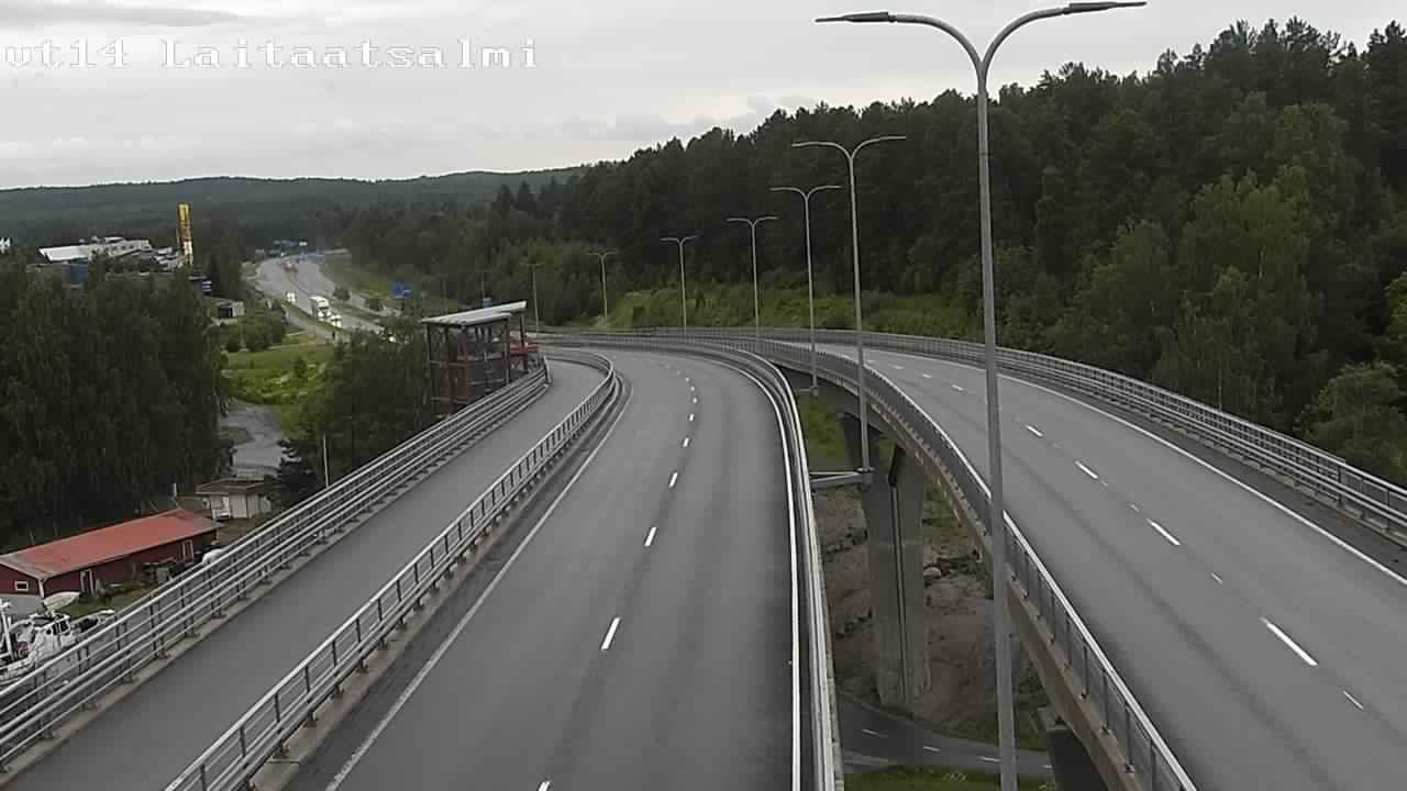Kelikamerat Kuva Tie 14 Savonlinna, Laitaatsalmi silta, Savonlinna, Etelä-Savo
