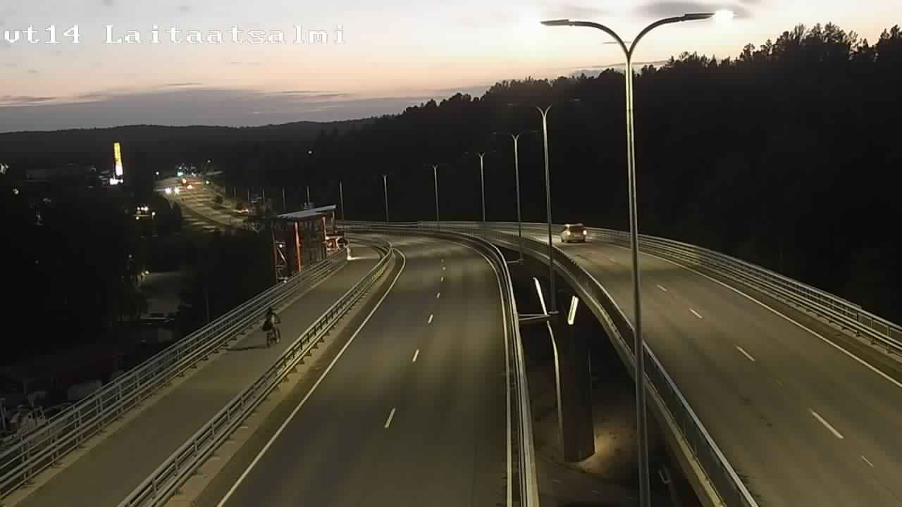 Weather Camera Image Road 14 Savonlinna, Laitaatsalmi, Savonlinna, Etelä-Savo