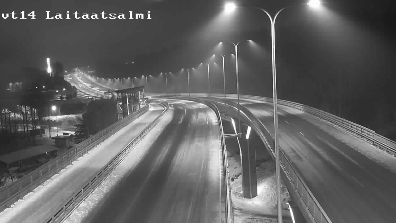 Weather Camera Image Väg 14 Nyslott, Laitaatsalmi, Savonlinna, Etelä-Savo