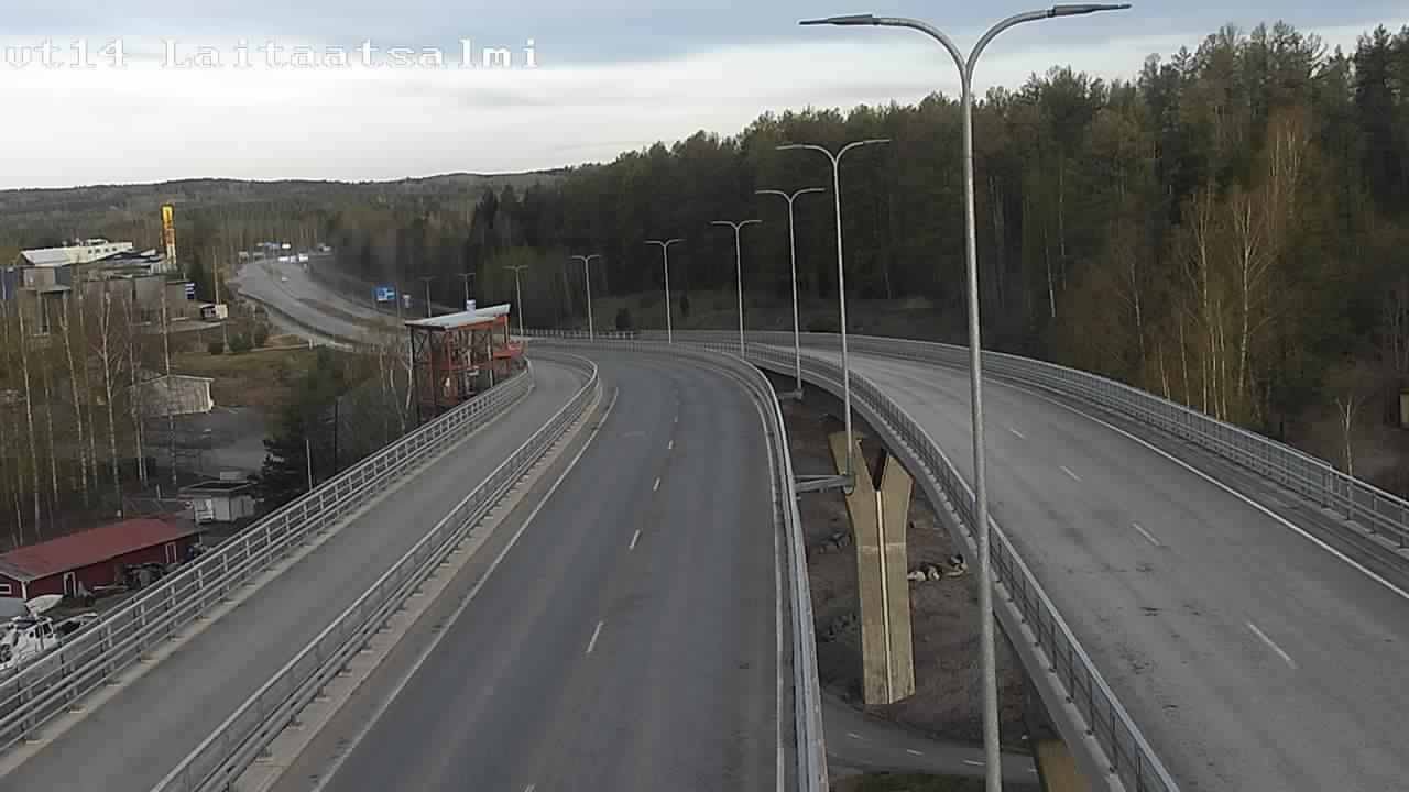 Kelikamerat Kuva Tie 14 Savonlinna, Laitaatsalmi silta, Savonlinna, Etelä-Savo