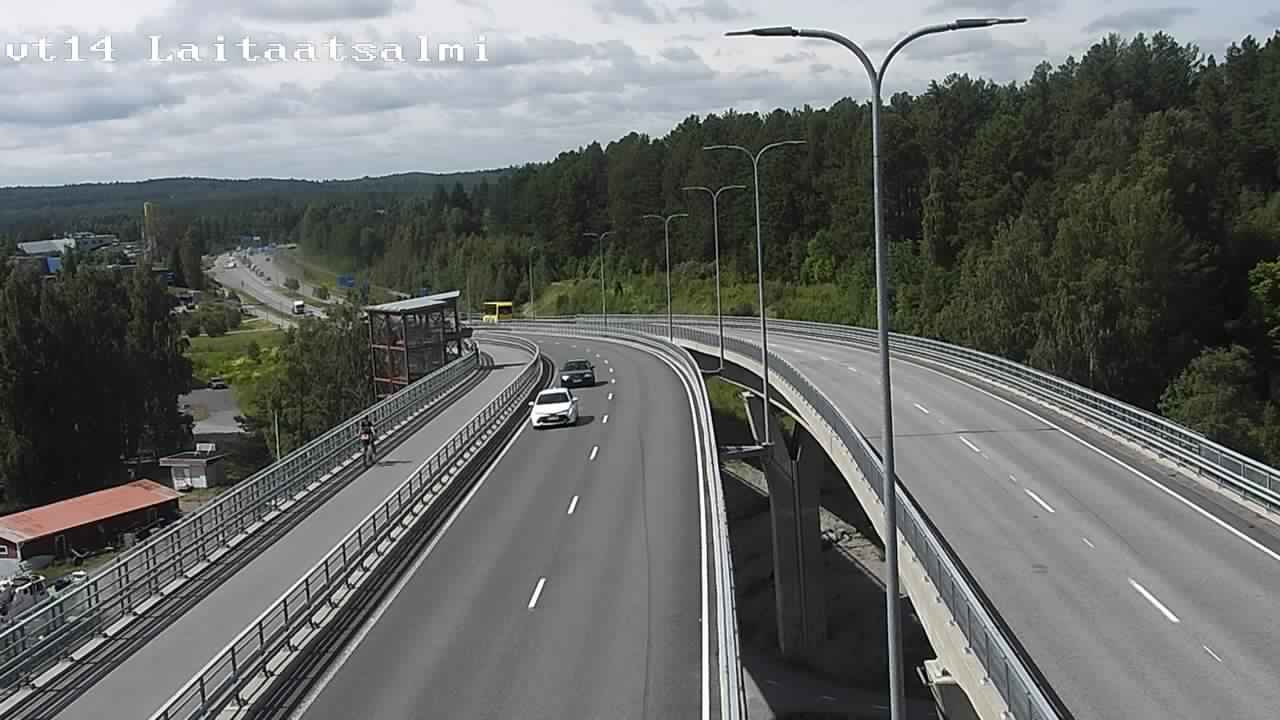 Kelikamerat Kuva Tie 14 Savonlinna, Laitaatsalmi silta, Savonlinna, Etelä-Savo