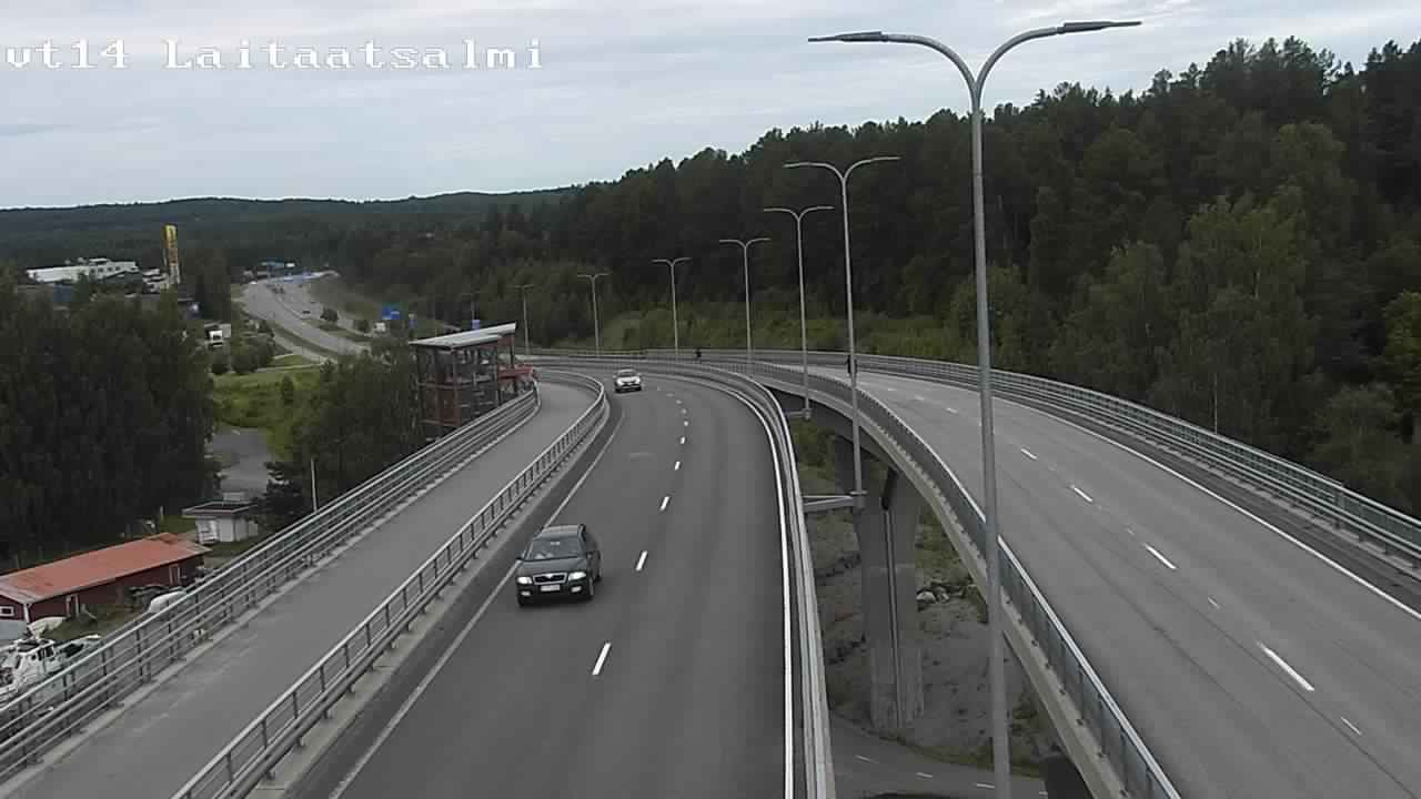 Weather Camera Image Road 14 Savonlinna, Laitaatsalmi, Savonlinna, Etelä-Savo