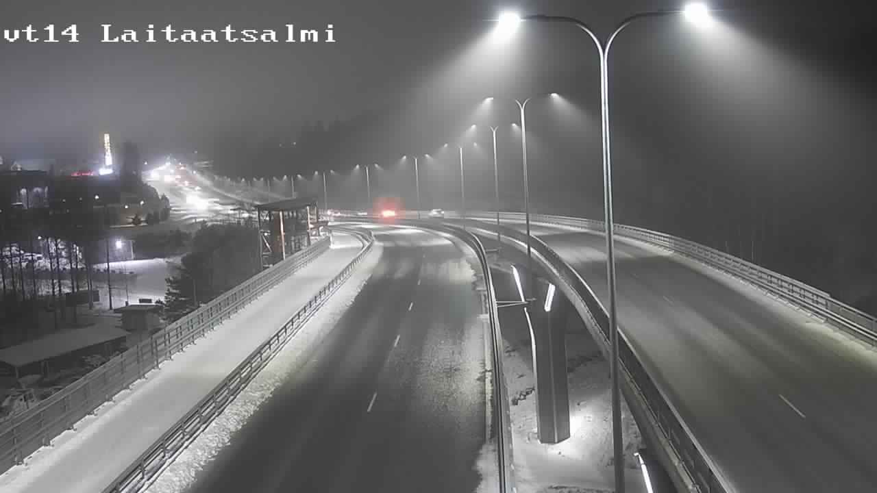 Weather Camera Image Väg 14 Nyslott, Laitaatsalmi, Savonlinna, Etelä-Savo