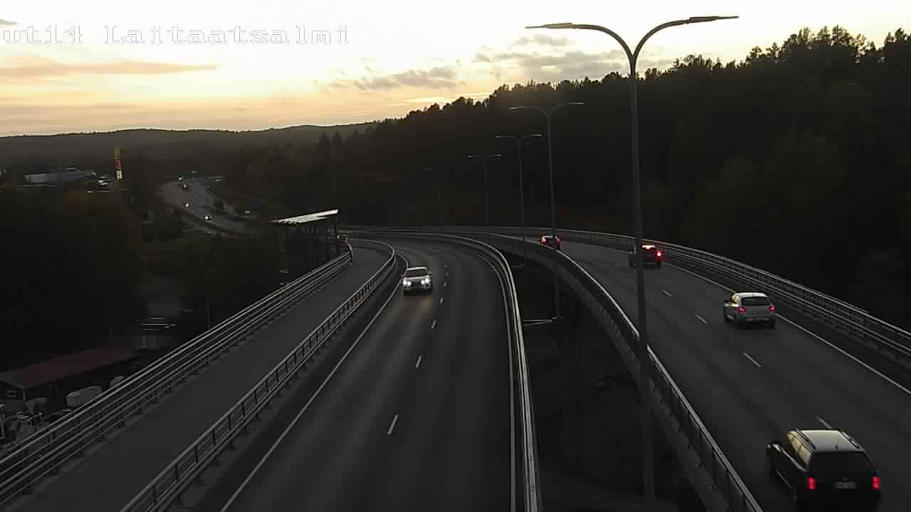Weather Camera Image Road 14 Savonlinna, Laitaatsalmi, Savonlinna, Etelä-Savo