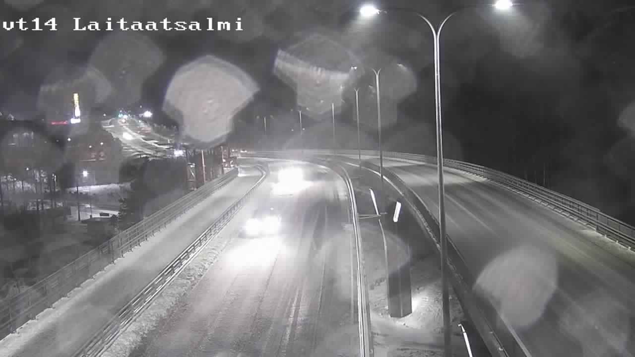 Weather Camera Image Väg 14 Nyslott, Laitaatsalmi, Savonlinna, Etelä-Savo