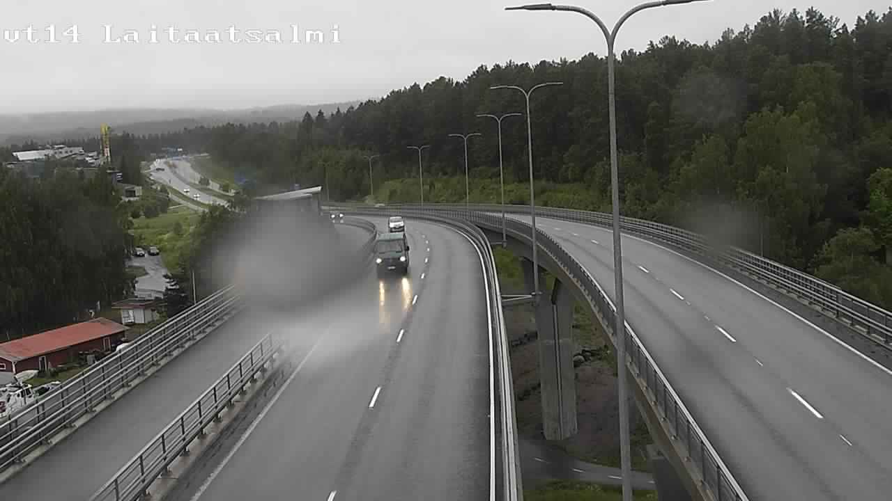 Weather Camera Image Road 14 Savonlinna, Laitaatsalmi, Savonlinna, Etelä-Savo