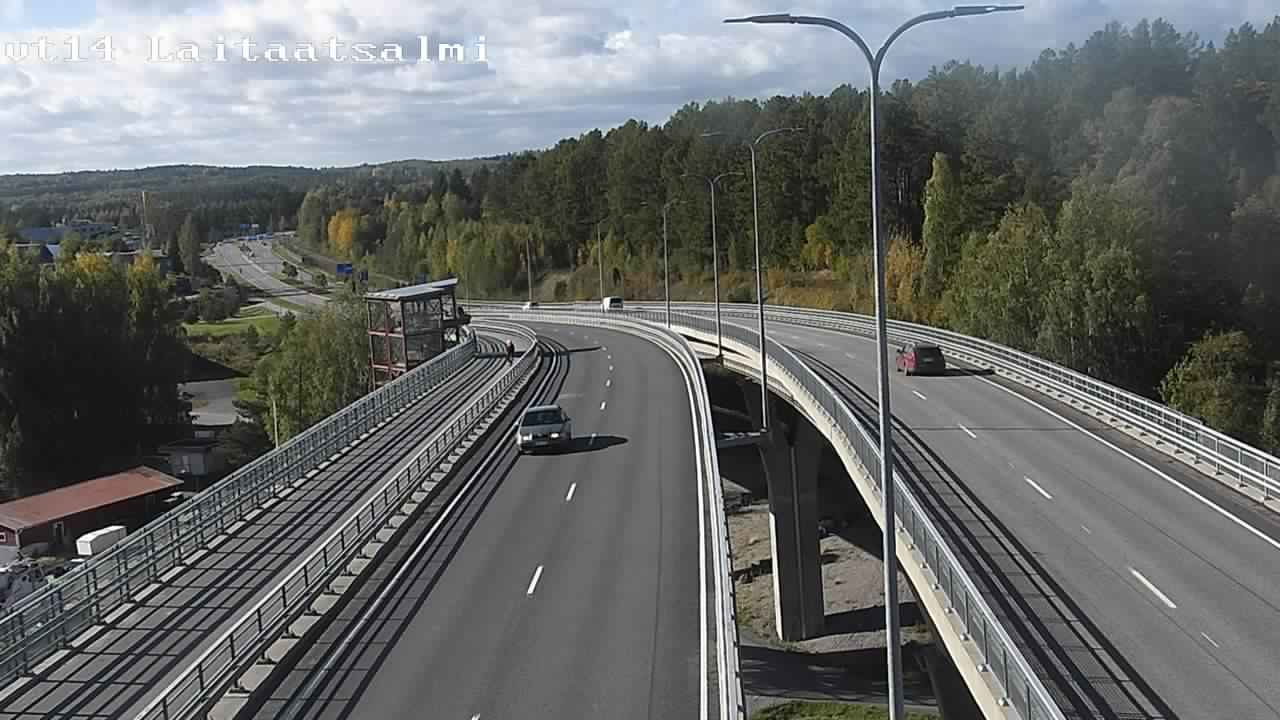 Kelikamerat Kuva Tie 14 Savonlinna, Laitaatsalmi silta, Savonlinna, Etelä-Savo