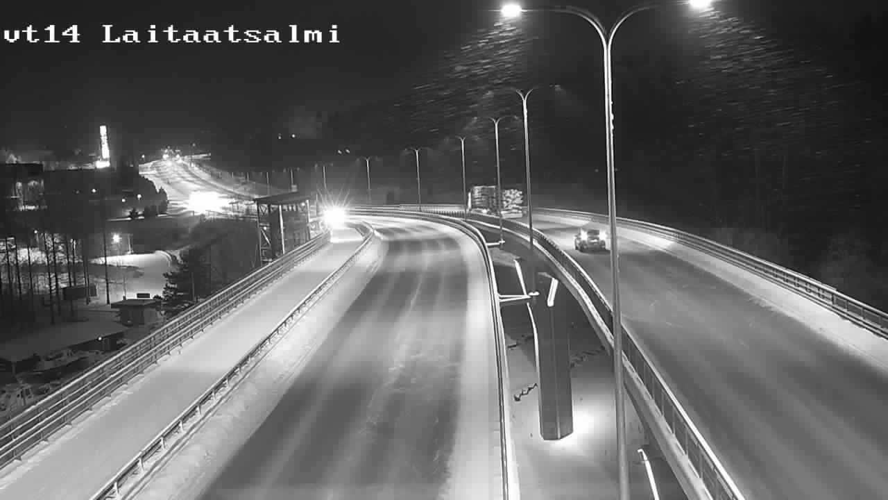 Weather Camera Image Road 14 Savonlinna, Laitaatsalmi, Savonlinna, Etelä-Savo