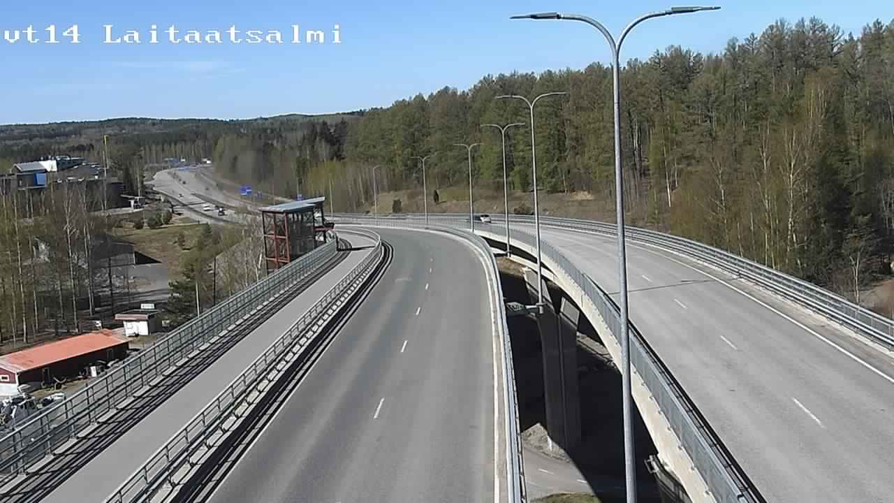 Weather Camera Image Väg 14 Nyslott, Laitaatsalmi, Savonlinna, Etelä-Savo