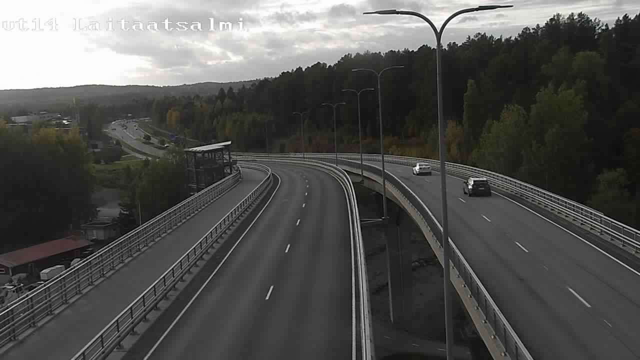 Weather Camera Image Road 14 Savonlinna, Laitaatsalmi, Savonlinna, Etelä-Savo